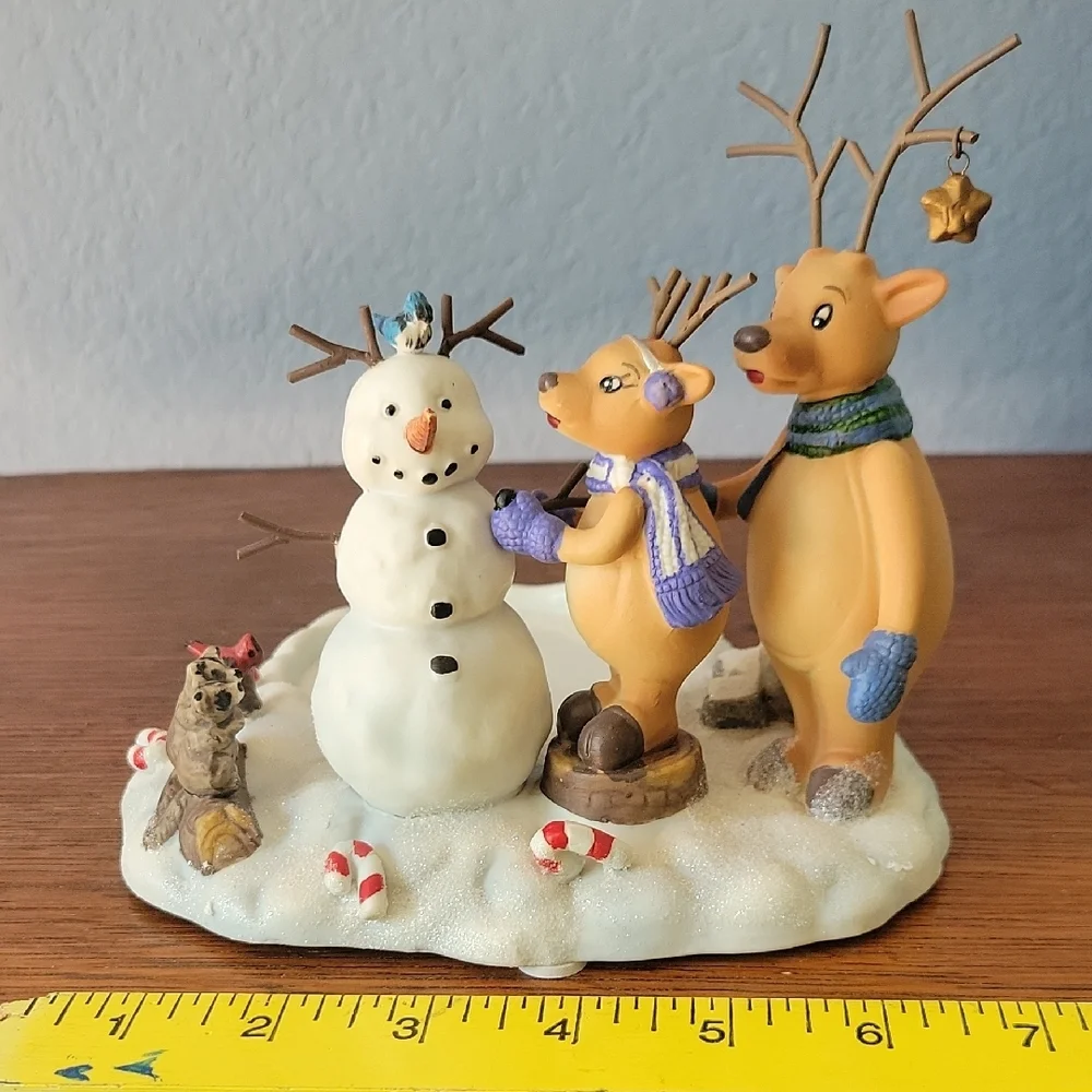 PartyLite P8635 Reindeer Pillar Candle Holder